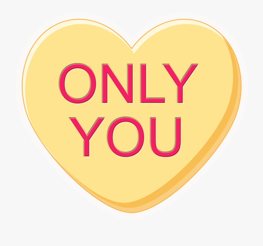 Only You/bff - Heart, Transparent Clipart