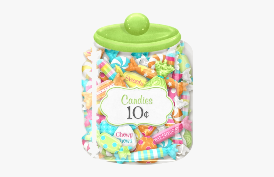 Jar Of Candy Pile Clip Art Image Transparent Png - Full Candy Jar Clipart Transparent, Transparent Clipart