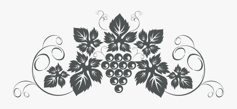 Grape Vine Design Png, Transparent Clipart