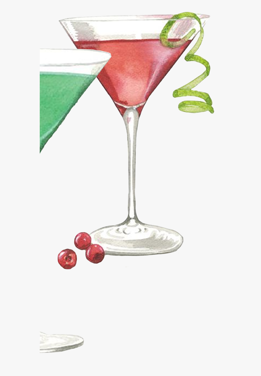 Margarita Glasses Clip Art, Transparent Clipart