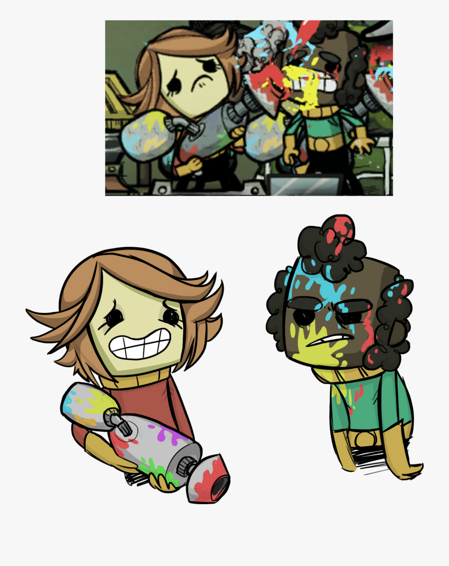 - Cartoon - Oxygen Not Included Characters, Transparent Clipart
