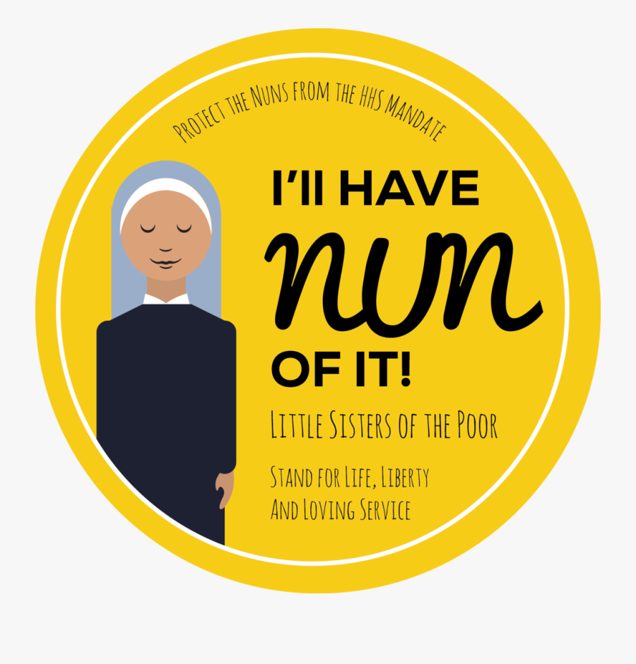 Photo Lsp Ill Have Nun Of It - Little Sister Of The Poor, Transparent Clipart