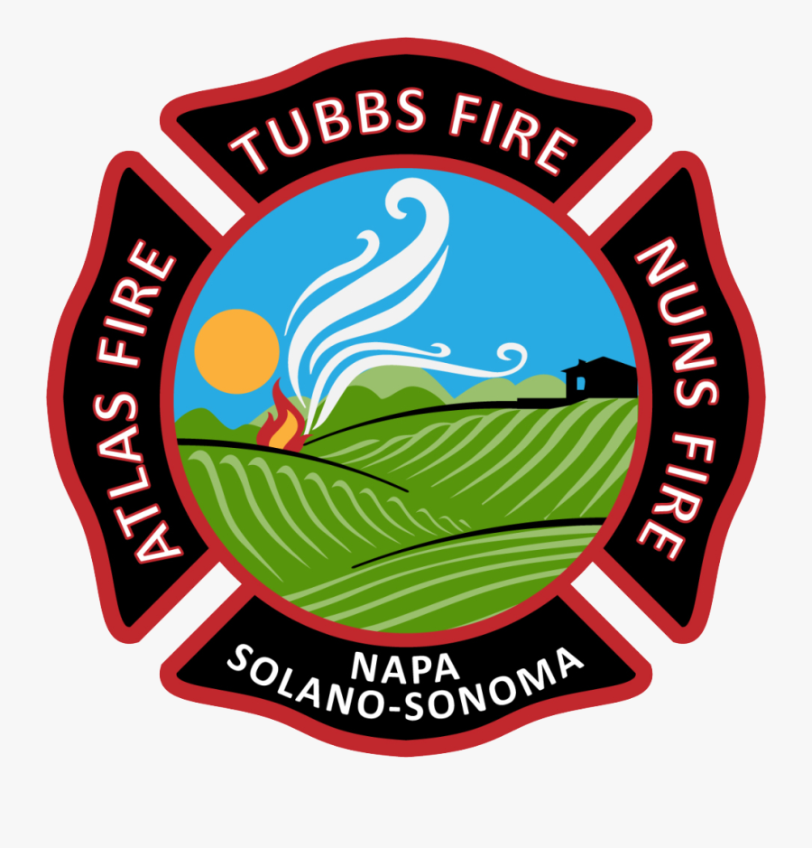 Simple Fire Department Logo, Transparent Clipart