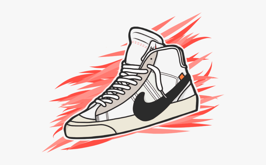 Blazer Og Vector Concept Branding Graphic Design Graphic - Hypebeast Sneakers Hypebeast Shoes Art Png, Transparent Clipart