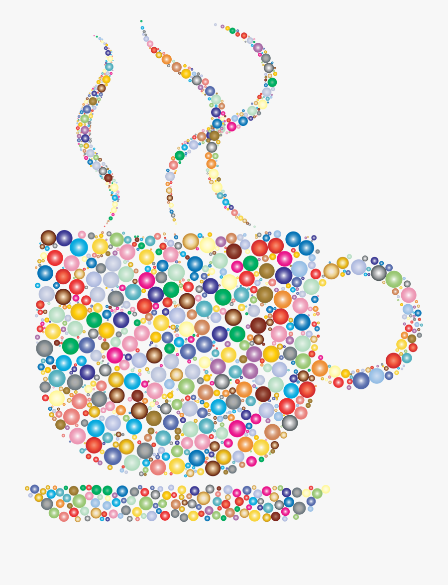 This Free Icons Png Design Of Colorful Coffee Circles - Colorful Coffee Cups Clipart, Transparent Clipart