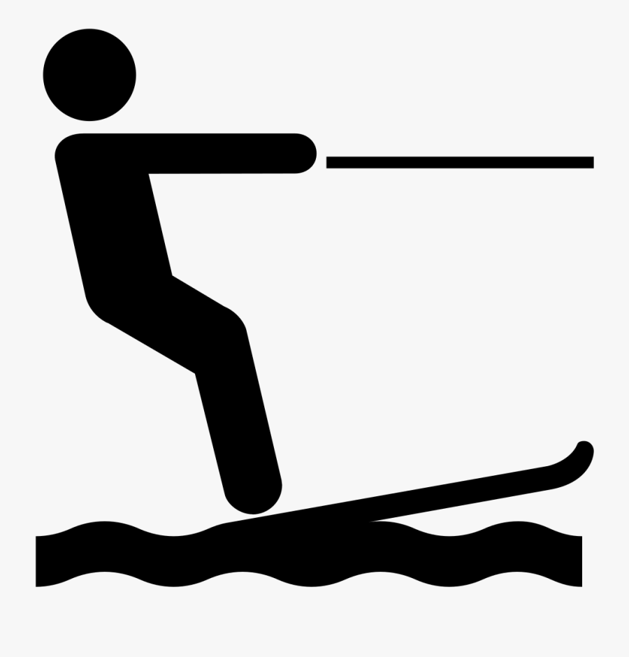 Water Skiing Clip Art, Transparent Clipart