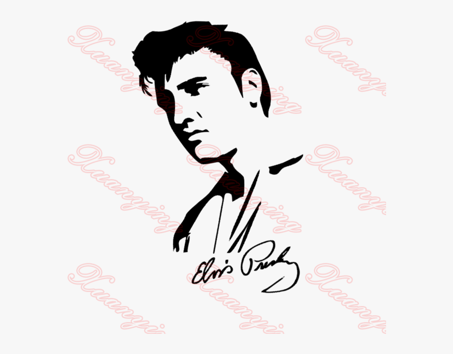 Online Shop Presley Face - Elvis Presley, Transparent Clipart