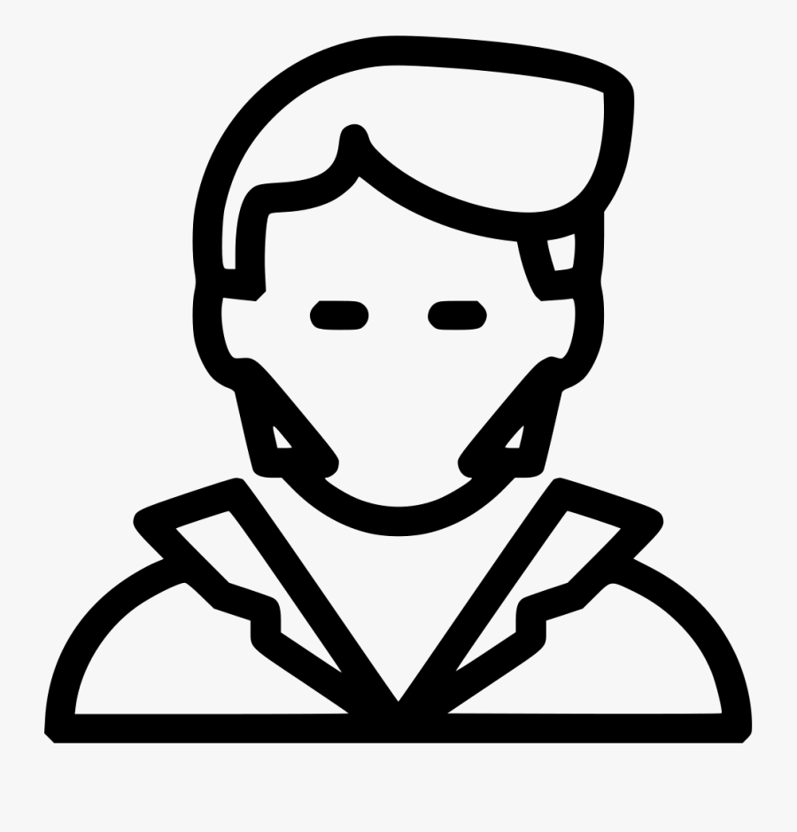 Elvis Clipart Black And White - Elvis Icon, Transparent Clipart