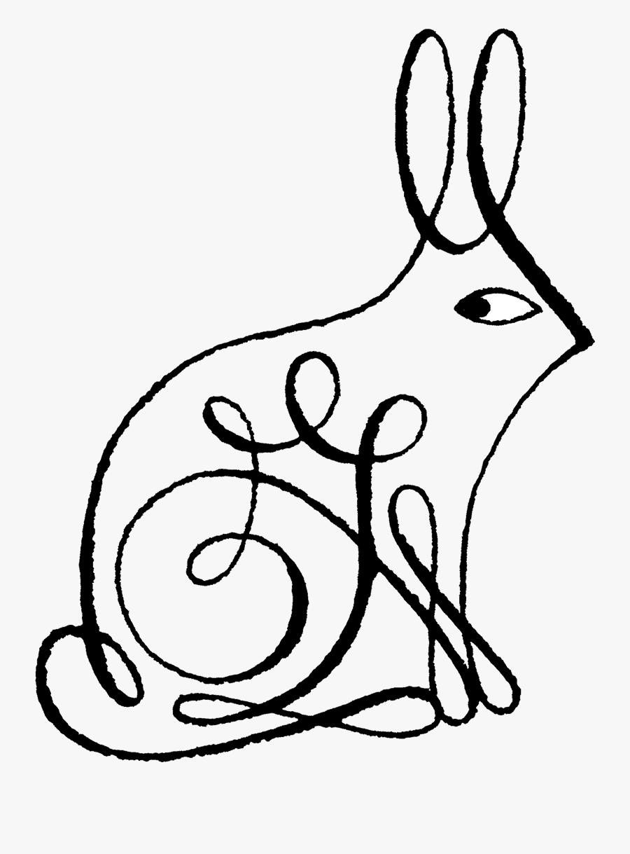 Esdgamps Little Bunny - Drawing, Transparent Clipart