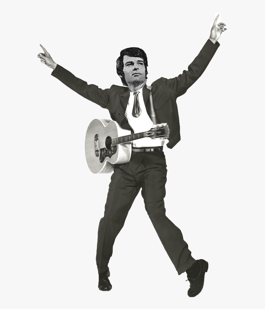 Elvis With Guitar, Transparent Clipart
