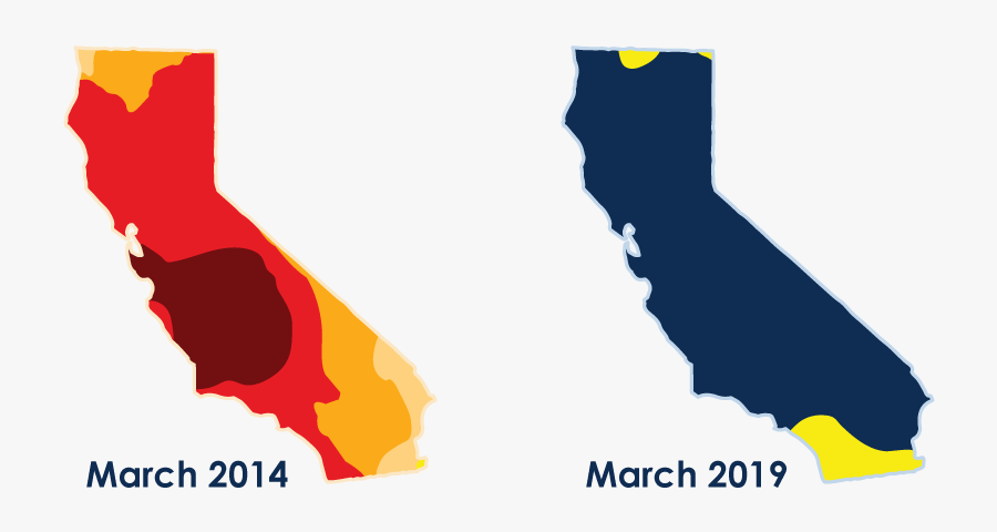 Maps - California Map Vector, Transparent Clipart