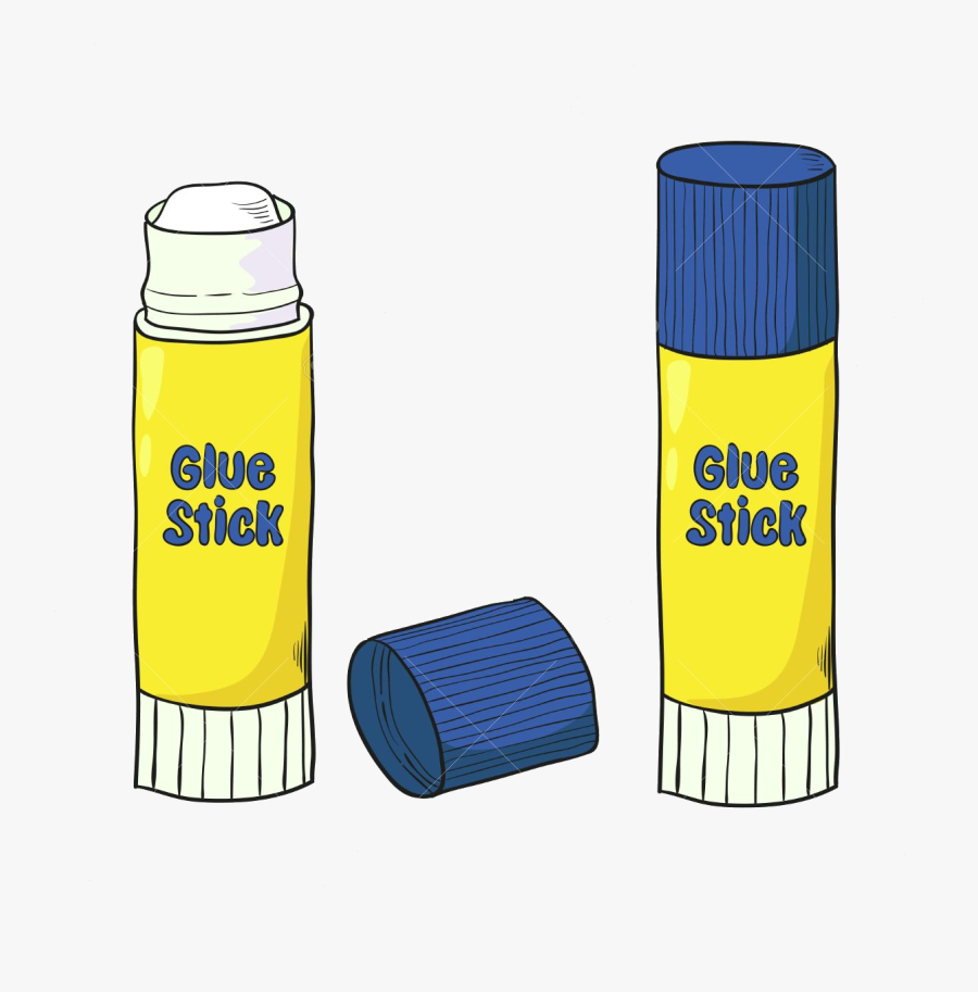 Glue Stick Sticks Clipart Transparent Png - Glue Stick Cartoon, Transparent Clipart