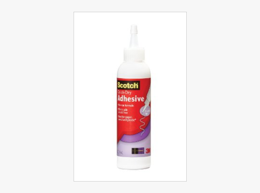 Quick Dry Adhesive Little - Bottle, Transparent Clipart