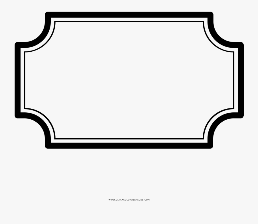 Border Coloring Page - Logo, Transparent Clipart