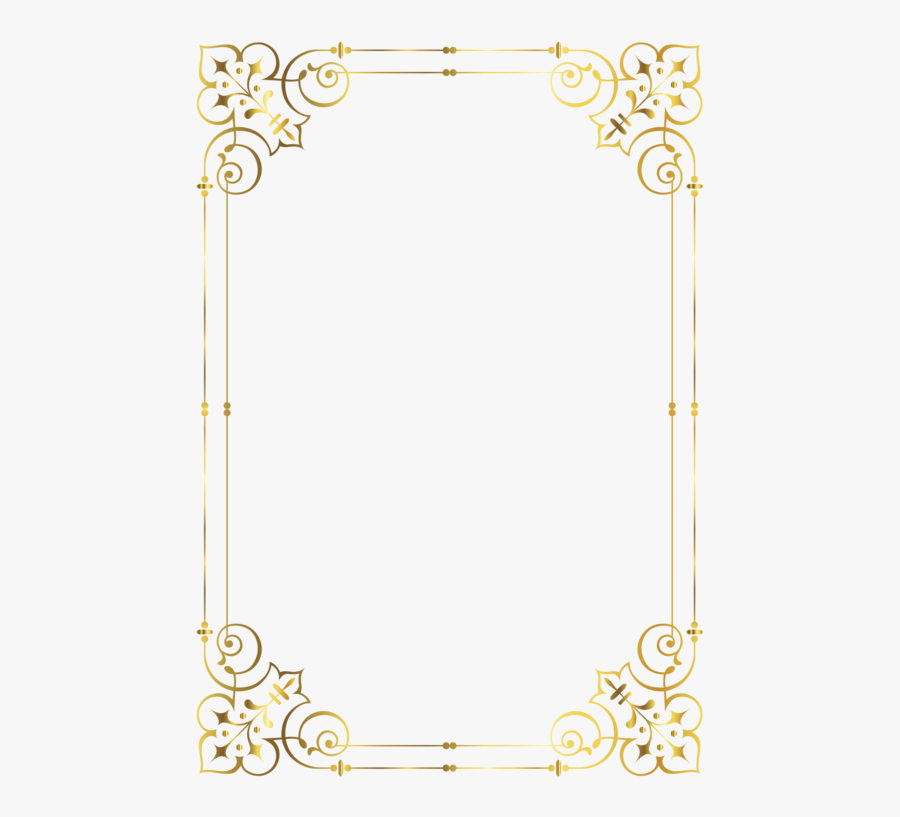 Envelope Clipart Border - Frame Transparent Border Design, Transparent Clipart