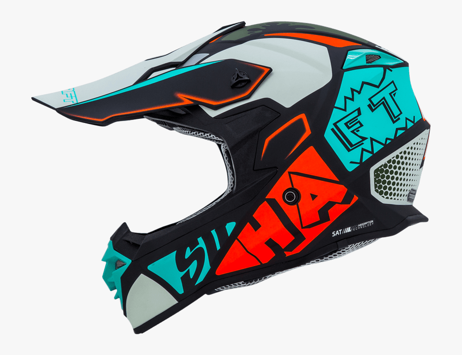 Helm Vector Dirt Bike Helmet - Cascos Para Moto Shaft, Transparent Clipart