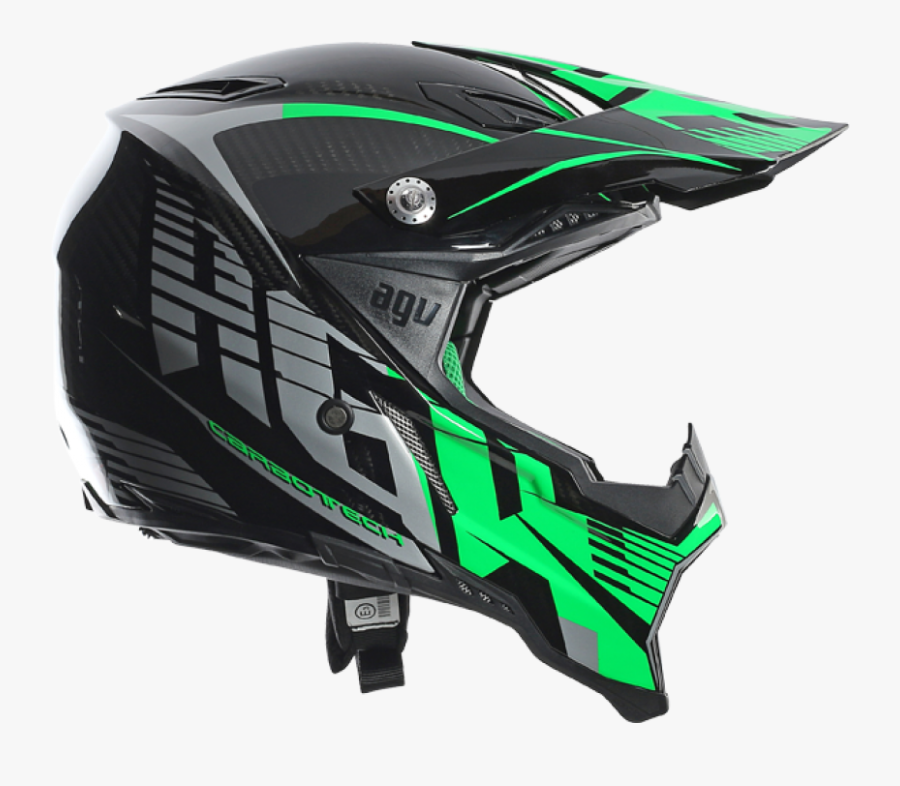 Agv Ax 8 Carbon Carbotech Green, Transparent Clipart
