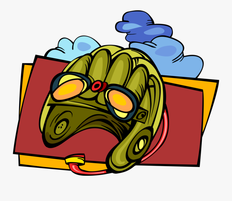 Vector Illustration Of Aviator Or Bomber Hat With Goggles , Free Transparent Clipart ClipartKey