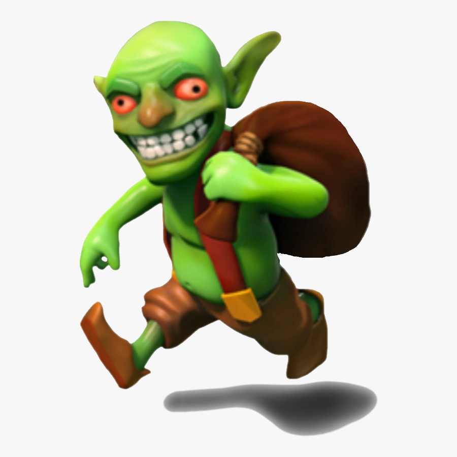 Transparent Goblin Clipart - Clash Of Clans Old Goblin, Transparent Clipart