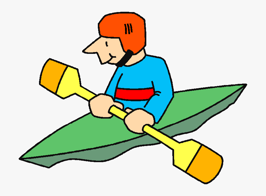 Kayak Clipart Animated - Kayaking Cartoon Png, Transparent Clipart