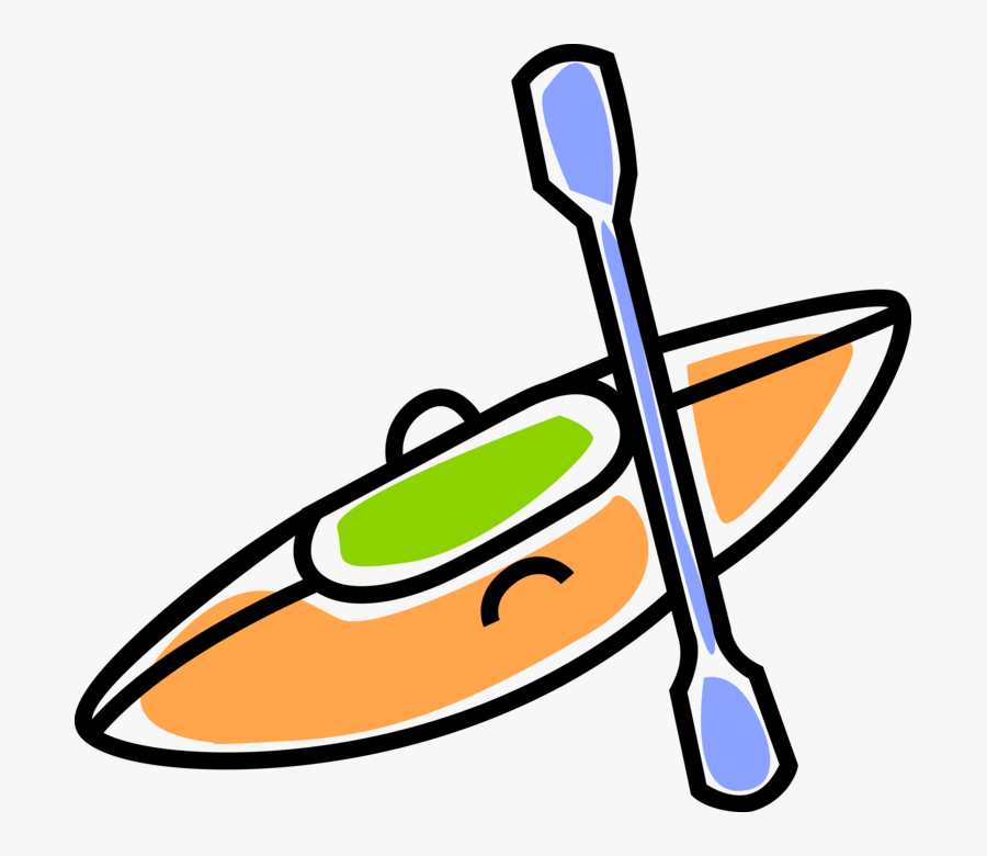 Kayaking Clipart Vector - Kayak Vector Png, Transparent Clipart