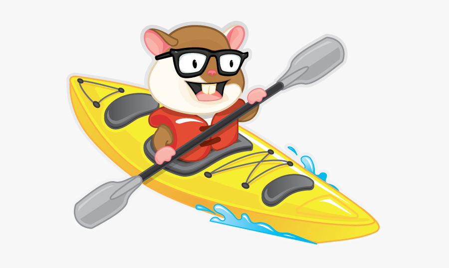Cartoon Transparent Background Kayak Png, Transparent Clipart