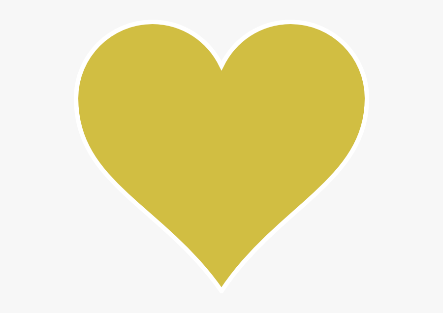 Transparent Small Heart Clipart - Gold Heart Png Clipart, Transparent Clipart