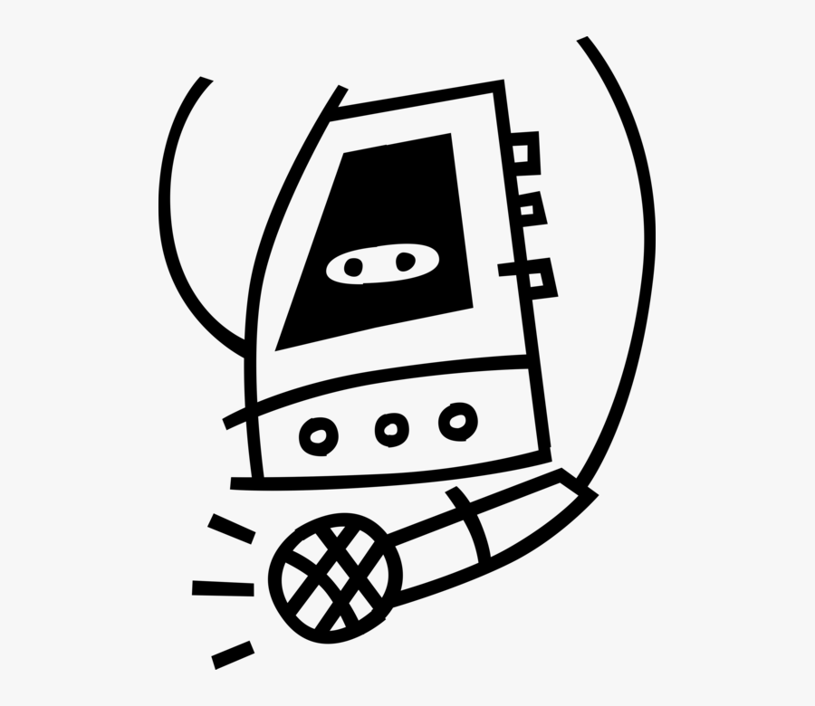 Vector Illustration Of Home Audio Entertainment Tape, Transparent Clipart