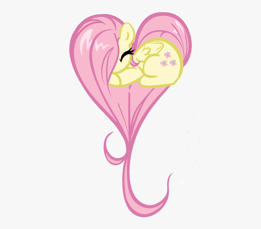 Fluttershy Cute Stuff Pinterest - My Little Pony Fluttershy Heart, Transparent Clipart