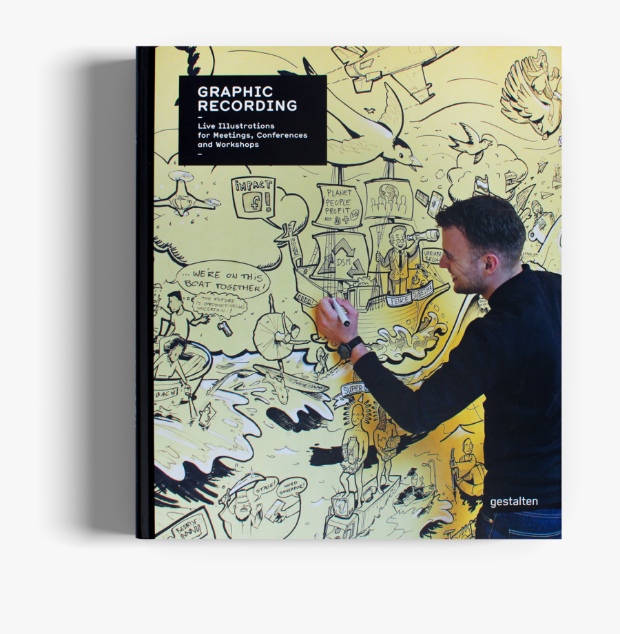 Graphic Recording Gestalten Book"
 Class= - Graphic Recording Live Illustrations For Meetings Conferences, Transparent Clipart