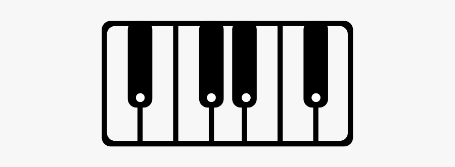 Picture - Teclado Musical Icono, Transparent Clipart