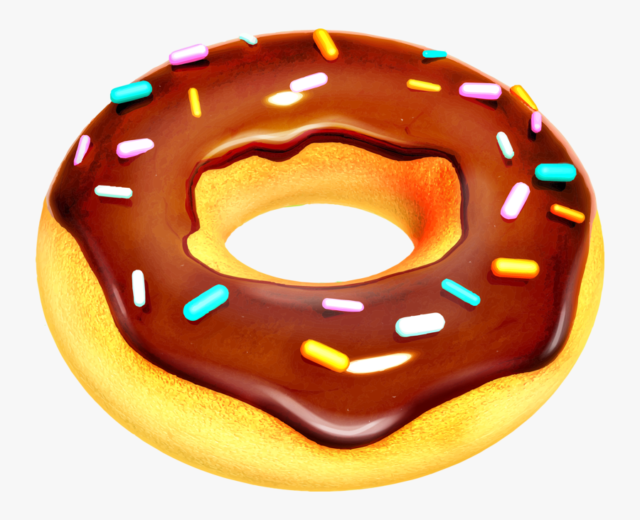 Donut Clip Art Free - Donut Food Clipart Png, Transparent Clipart