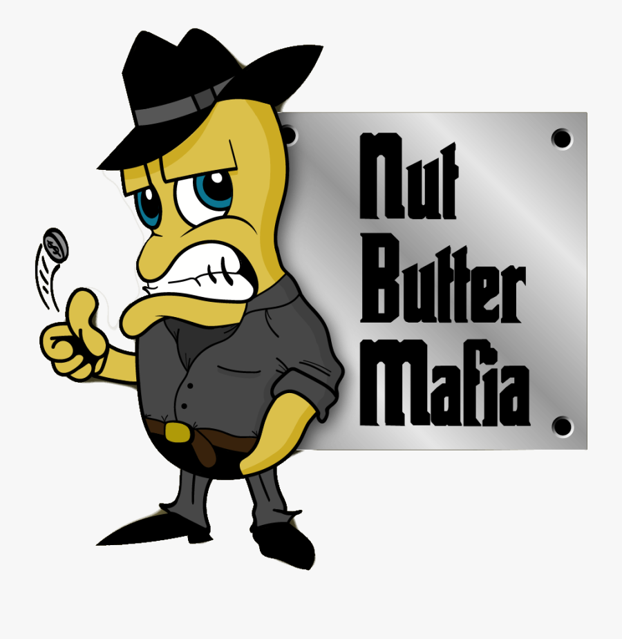 Nutbutter Mafia - Logo - Transparent, Transparent Clipart