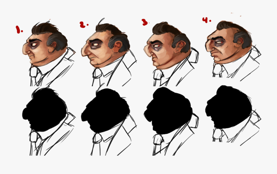 Side Heads - Illustration, Transparent Clipart