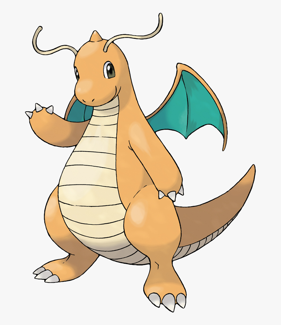 Pokemon Dragonite, Transparent Clipart