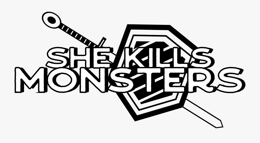 She Kills Monsters Logo, Transparent Clipart