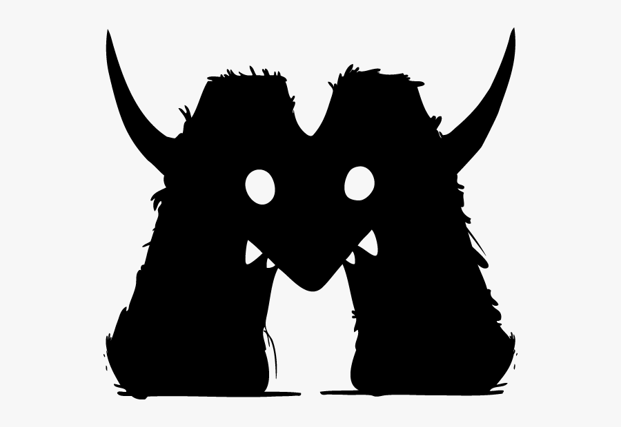 Black Monsters Logo, Transparent Clipart