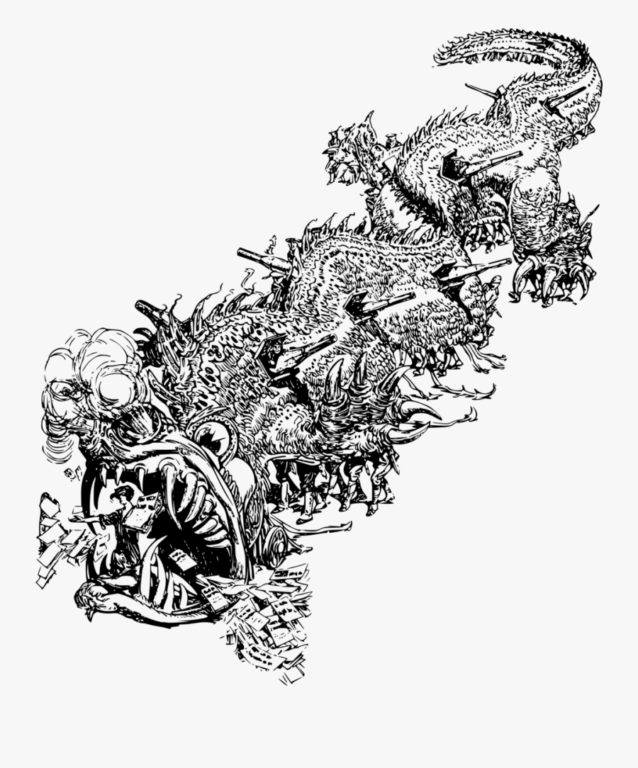 Monster Public Domain Art, Transparent Clipart