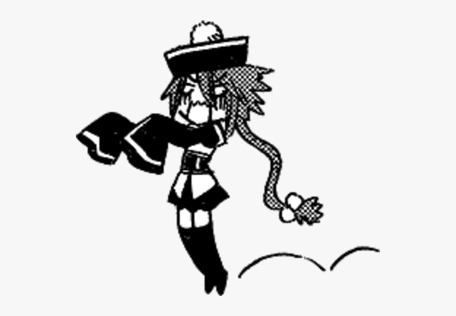 Black Black And White Fictional Character Cartoon Headgear - Monster Musume Jiangshi, Transparent Clipart