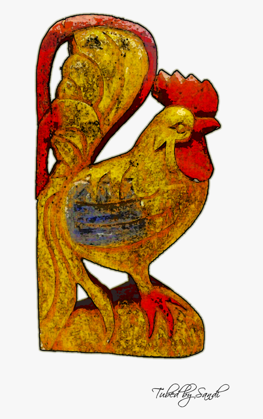 Rooster, Transparent Clipart