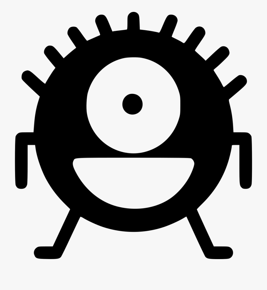 Laughing Monster - Monster Svg File Free, Transparent Clipart