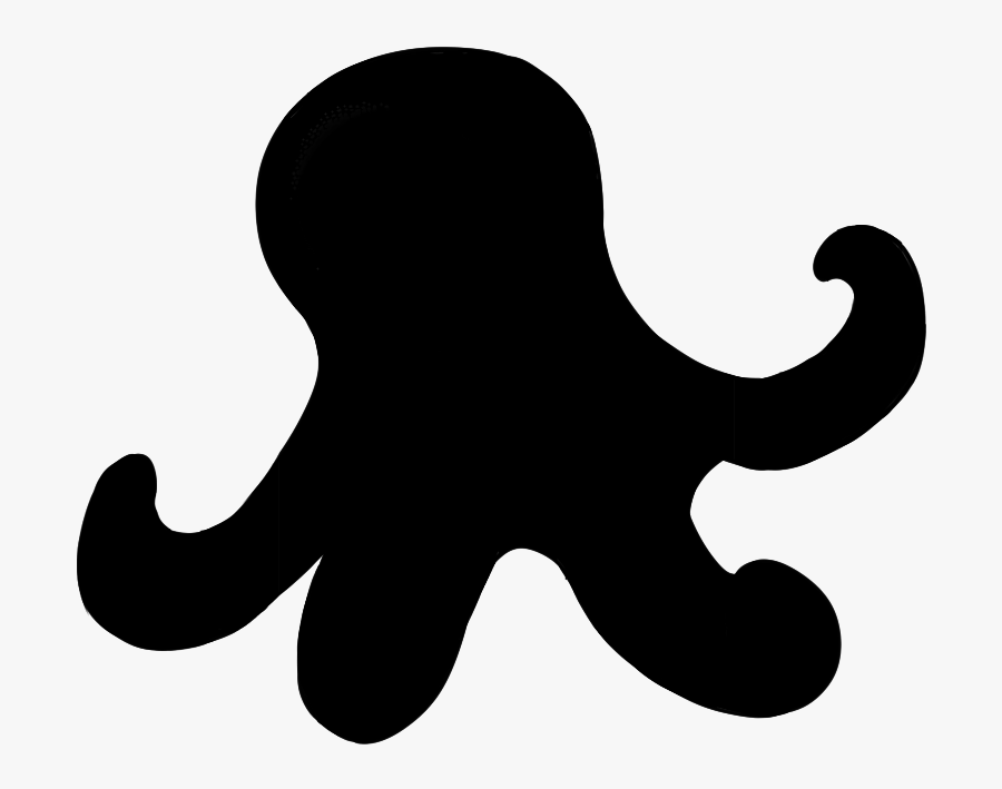 Transparent Octopus Silhouette Png, Transparent Clipart