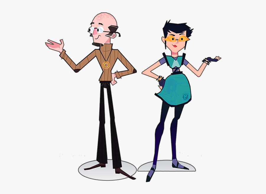 Doctor Abstract And Pragma Teach Practical, Simple, - Cartoon, Transparent Clipart