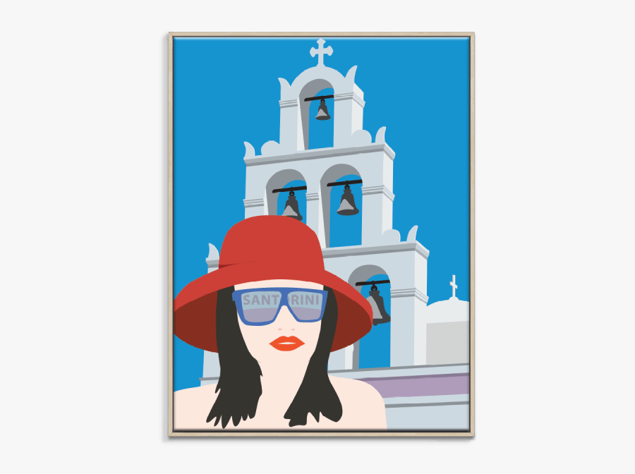 Santorini Wall Art - Santorini, Transparent Clipart