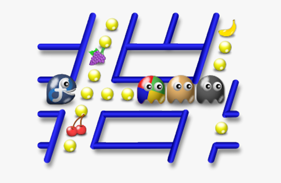 Pac Man, Transparent Clipart