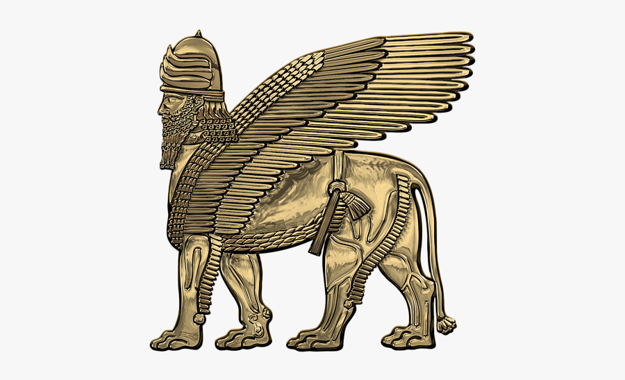 Babylon Winged Lion Png, Transparent Clipart