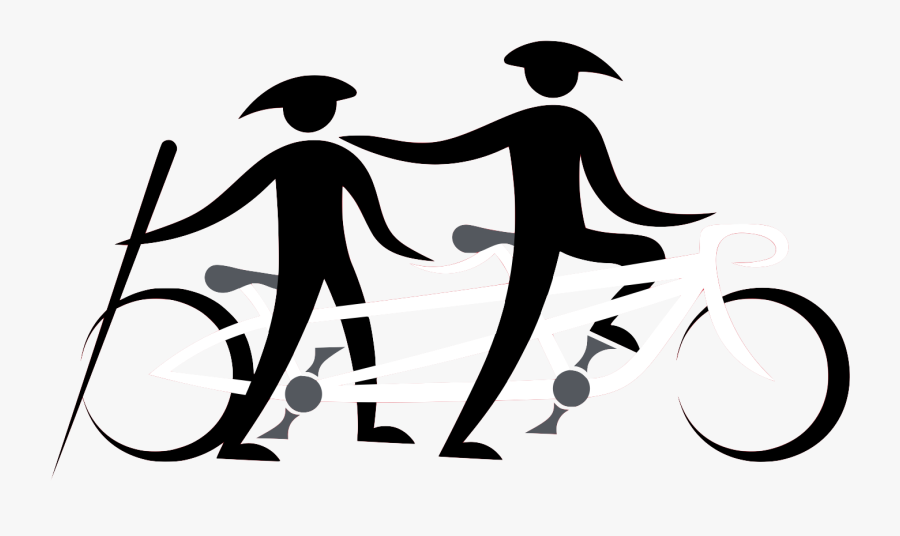 Blind Bike Camp - Silhouette, Transparent Clipart