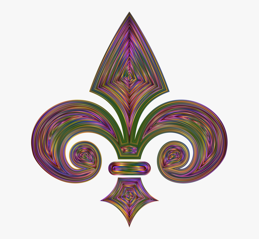 Plant,art,symmetry - Clip Art Fluer De Le, Transparent Clipart