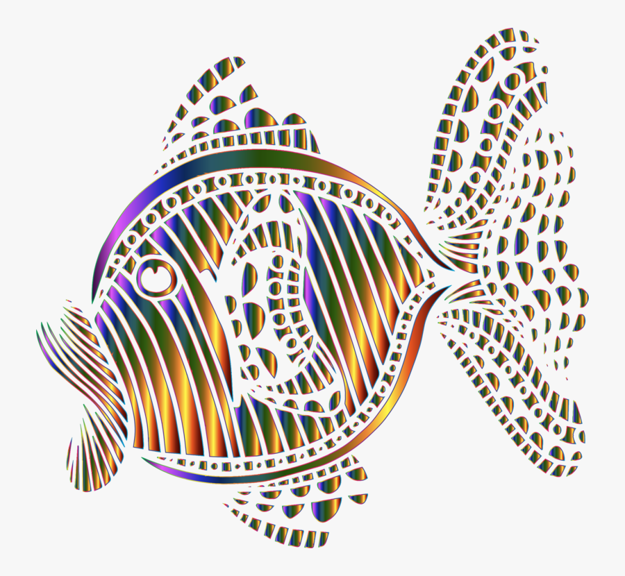 Fish Clip Art Watercolor - Fish Silhouette Images Clipart, Transparent Clipart
