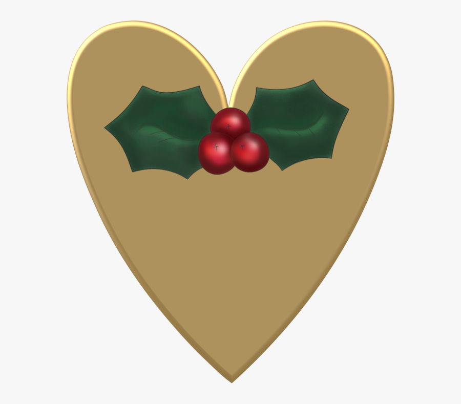 Christmas Heart, Transparent Clipart